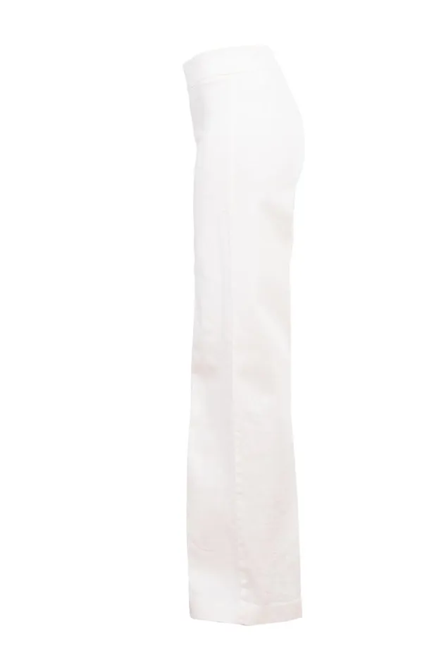 Avenue Montaigne FLAVIA OffWhite Denim Women Pants Avenue Montaigne FLAVIA OffWhite Denim Women Pants