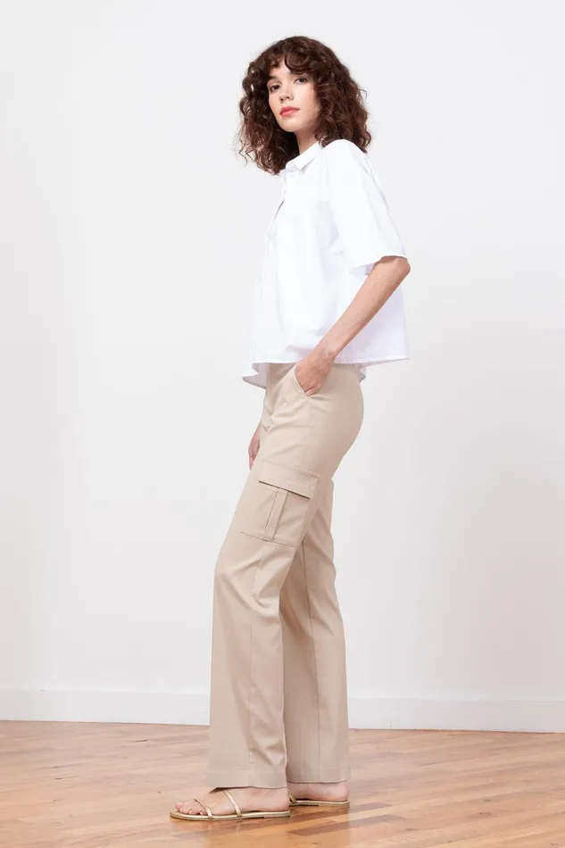 Avenue Montaigne KOOL Signature Beige Women Pants Avenue Montaigne KOOL Signature Beige Women Pants