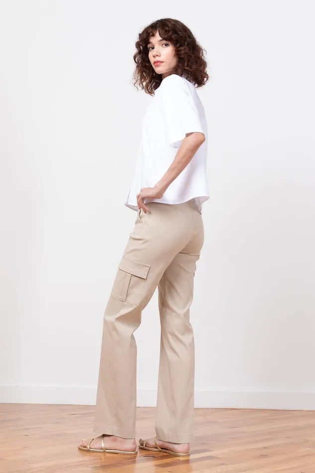 Avenue Montaigne KOOL Signature Beige Women Pants Avenue Montaigne KOOL Signature Beige Women Pants