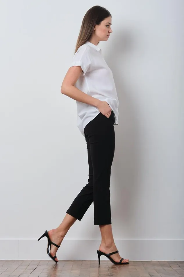 Avenue Montaigne LULU Signature Black Women Pants