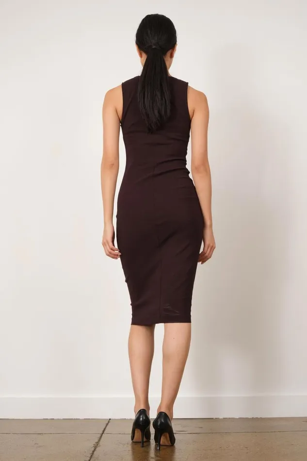 Avenue Montaigne ROMA Signature Plum Women Dresses Avenue Montaigne ROMA Signature Plum Women Dresses