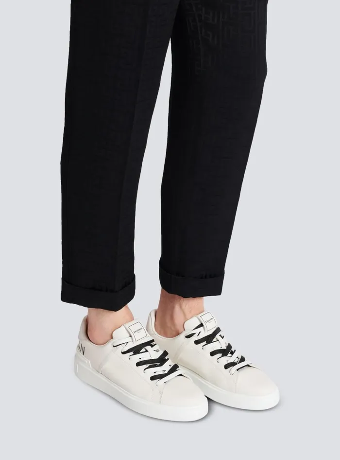 BCourt Smooth Leather Sneakers White Men Balmain Sneakers