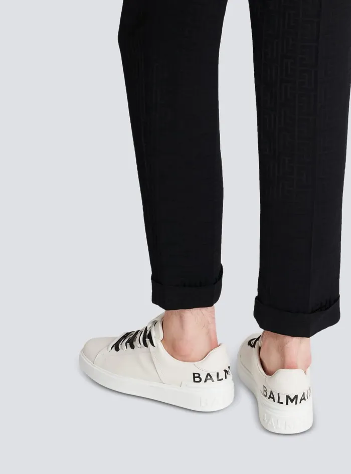 BCourt Smooth Leather Sneakers White Men Balmain Sneakers