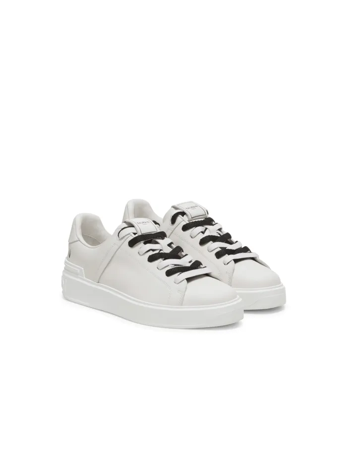 BCourt Smooth Leather Sneakers White Men Balmain Sneakers