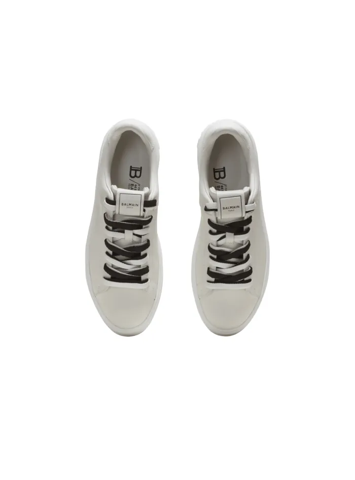 BCourt Smooth Leather Sneakers White Men Balmain Sneakers