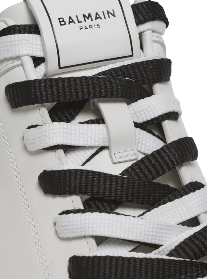 BCourt Smooth Leather Sneakers White Men Balmain Sneakers