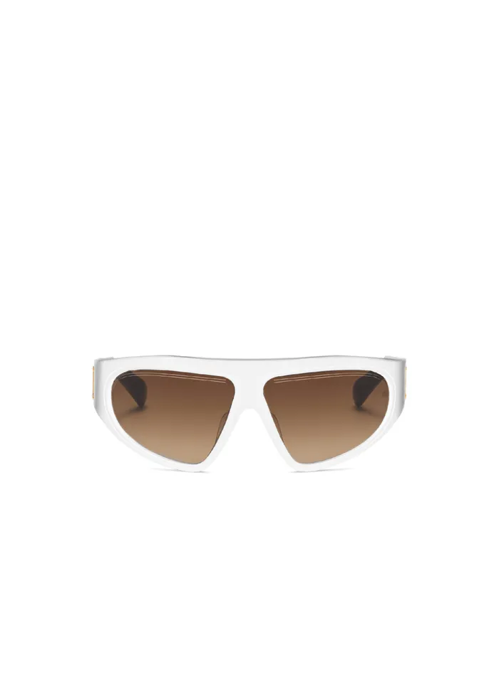 BEscape Sunglasses White WomenMen Balmain Eyewear