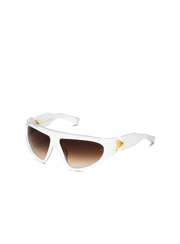 BEscape Sunglasses White WomenMen Balmain Eyewear