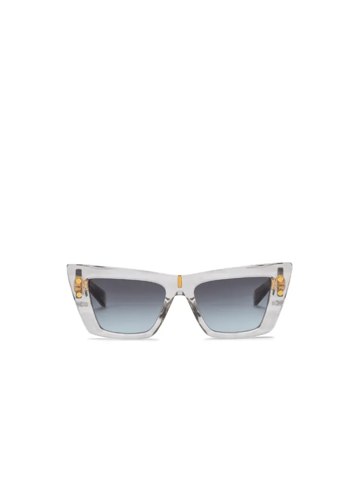 BEye Sunglasses Grey WomenMen Balmain Eyewear