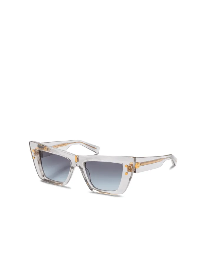 BEye Sunglasses Grey WomenMen Balmain Eyewear
