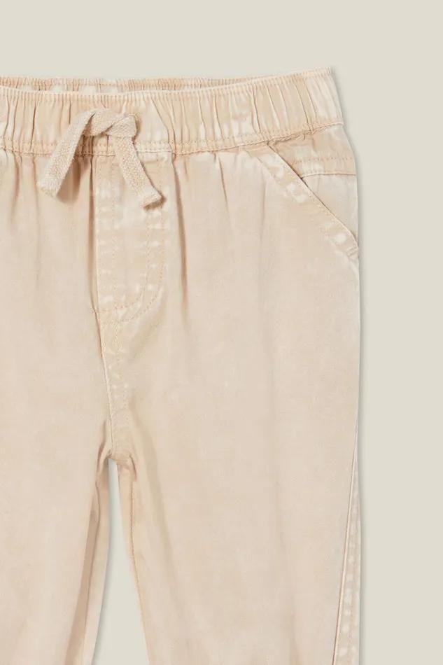 Baby Bottoms Cotton On Jace Relaxed Pant Semolina Wash