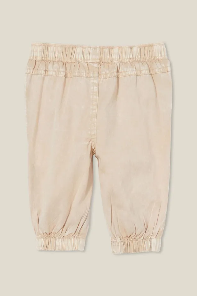 Baby Bottoms Cotton On Jace Relaxed Pant Semolina Wash