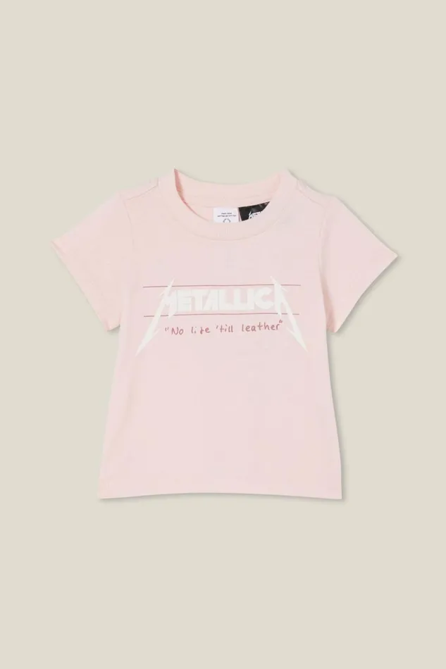 Baby Tops Jackets and Sweaters Cotton On Jamie Short Sleeve TeeLicense Lcn Mt Crystal Pinkno Life Till Leather Baby Tops Jackets and Sweaters Cotton On Jamie Short Sleeve TeeLicense Lcn Mt Crystal Pinkno Life Till Leather