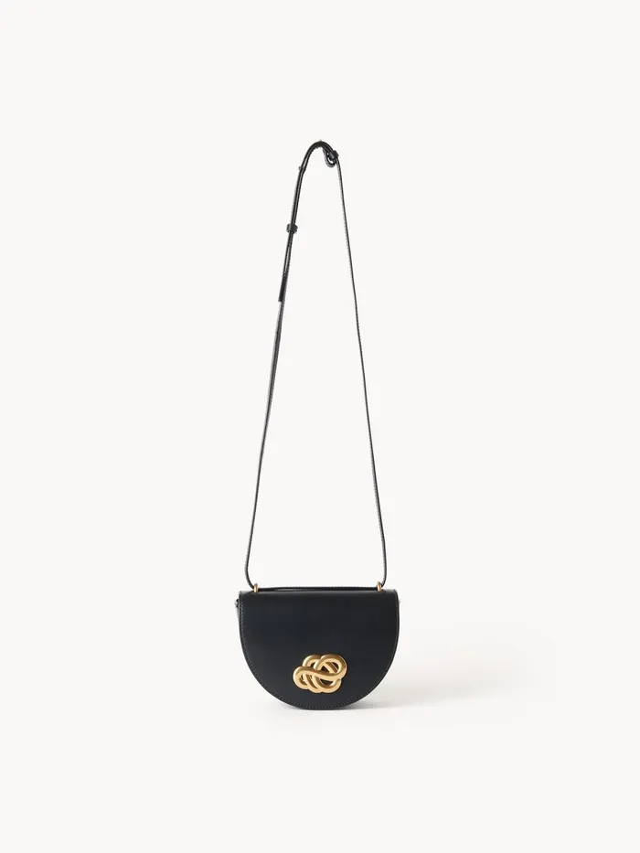 Bags Women By Malene Birger Cebelle Leather Shoulder Bag Black