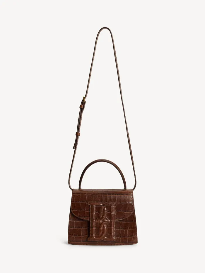 Bags Women By Malene Birger Ramil Leather Shoulder Bag Bison