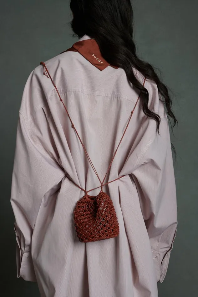Bags Women Soeur AMAL BAG Mahogany