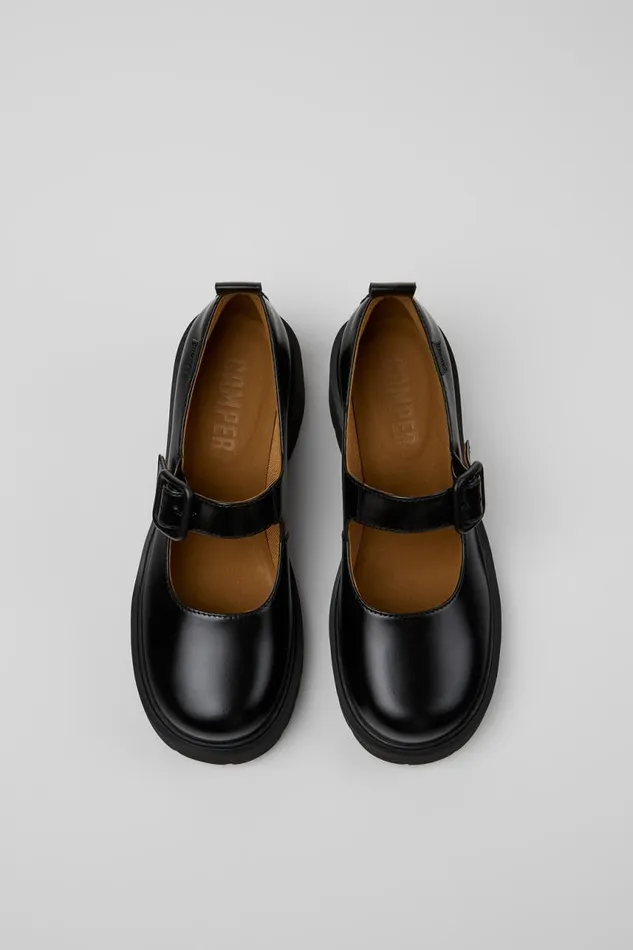 Ballerinas Women Camper Milah Black Leather Shoe Ballerinas Women Camper Milah Black Leather Shoe