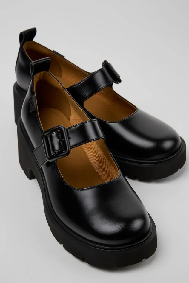 Ballerinas Women Camper Milah Black Leather Shoe Ballerinas Women Camper Milah Black Leather Shoe