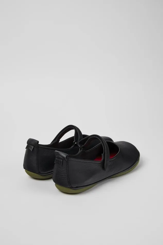 Ballerinas Women Camper Right Black Leather Mary Jane