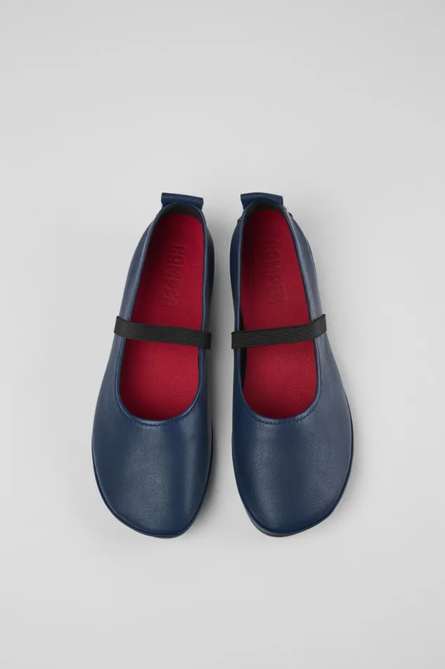 Ballerinas Women Camper Right Blue Leather Mary Jane Ballerinas Women Camper Right Blue Leather Mary Jane