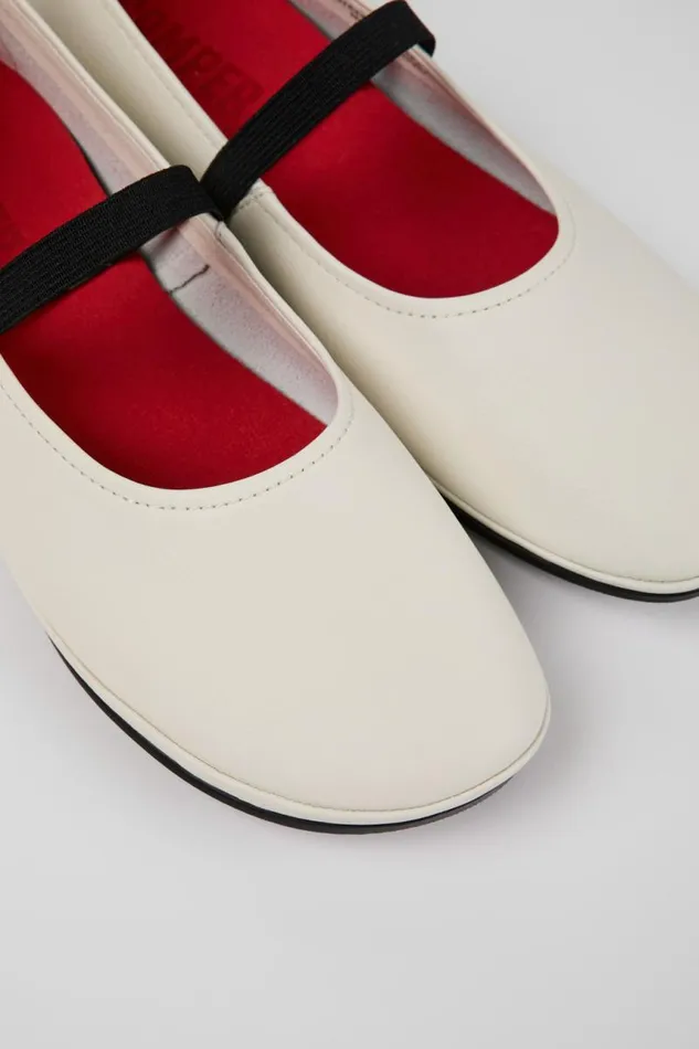Ballerinas Women Camper Right White Leather Mary Jane