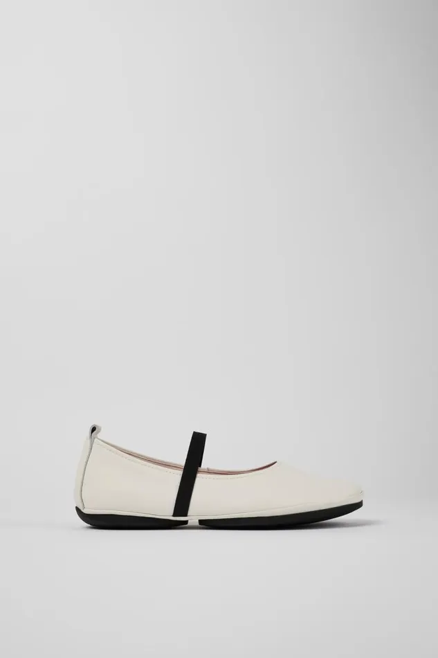 Ballerinas Women Camper Right White Leather Mary Jane