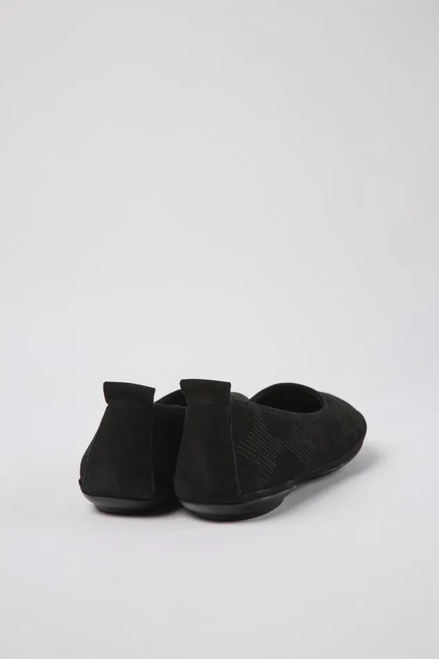 Ballerinas Women Camper Twins Black Nubuck Ballerinas