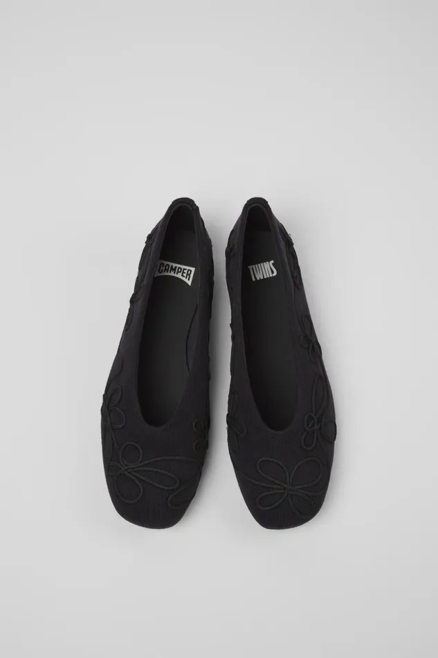 Ballerinas Women Camper Twins Black Textile Ballerinas Ballerinas Women Camper Twins Black Textile Ballerinas