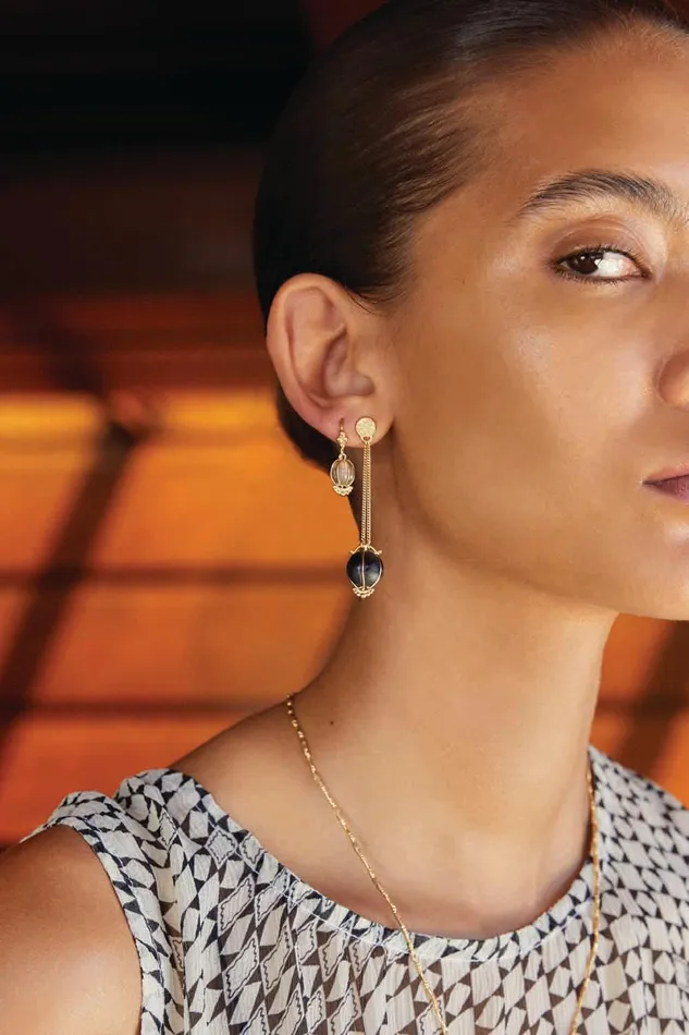 Balloon Drop Earrings Black Mix Women Chan Luu Earrings