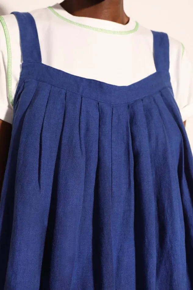 Basic Linen Romper Cobalt WomensShop LF Markey One Pieces