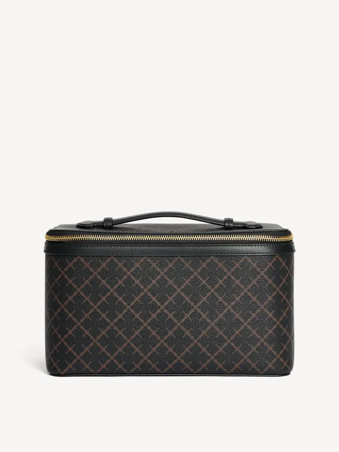 Beauty Bags Women By Malene Birger Aya Beauty Cosmetics Case Dark Chokolate