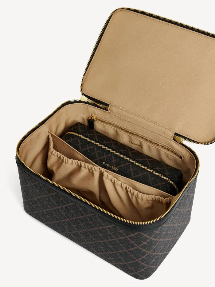 Beauty Bags Women By Malene Birger Aya Beauty Cosmetics Case Dark Chokolate Beauty Bags Women By Malene Birger Aya Beauty Cosmetics Case Dark Chokolate