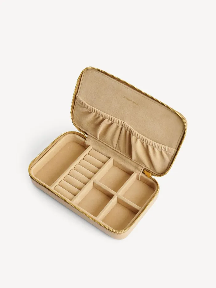 Beauty Bags Women By Malene Birger Aya Cher Jewellery Case Sand