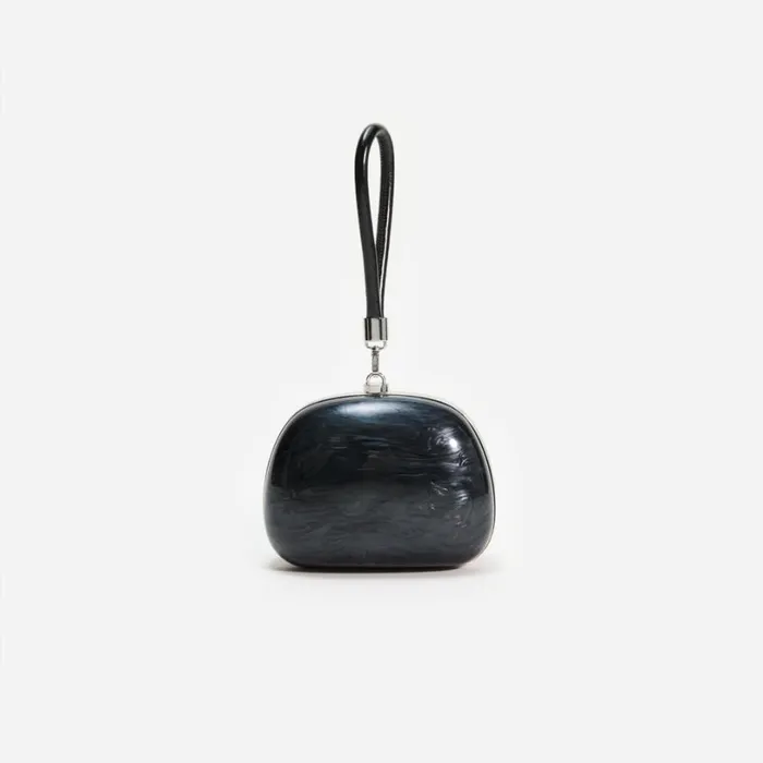 Black Pearl Top Handle Clutch Bag Women Self Portrait Clutch Bags Black Pearl Top Handle Clutch Bag Women Self Portrait Clutch Bags