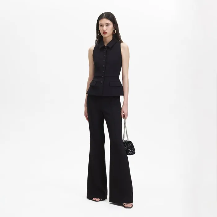 Black Tailored Jumpsuit Women Self Portrait Dresses