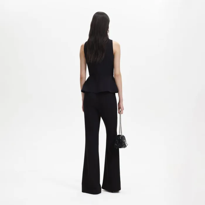 Black Tailored Jumpsuit Women Self Portrait Dresses
