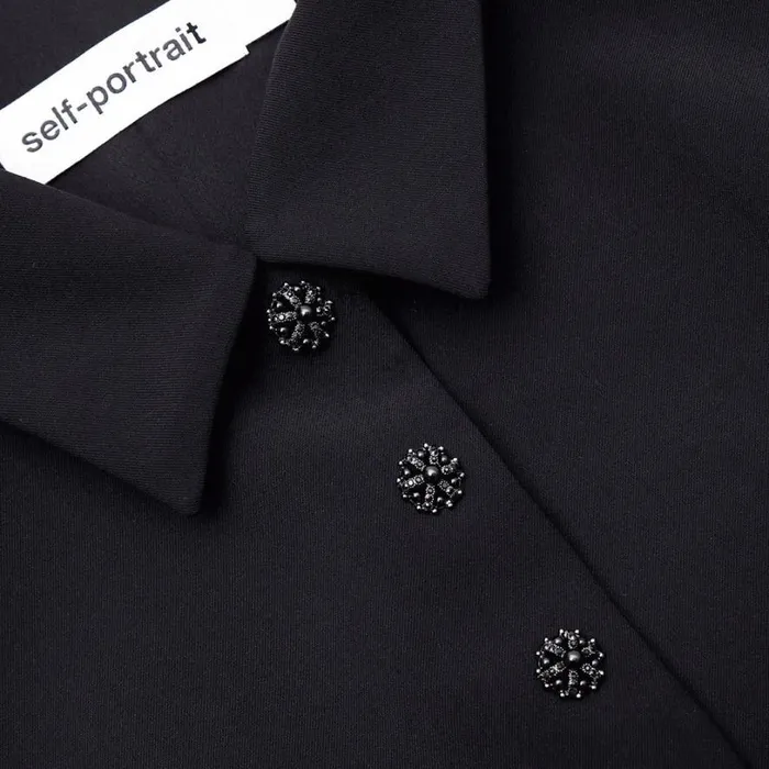Black Tailored Jumpsuit Women Self Portrait Dresses
