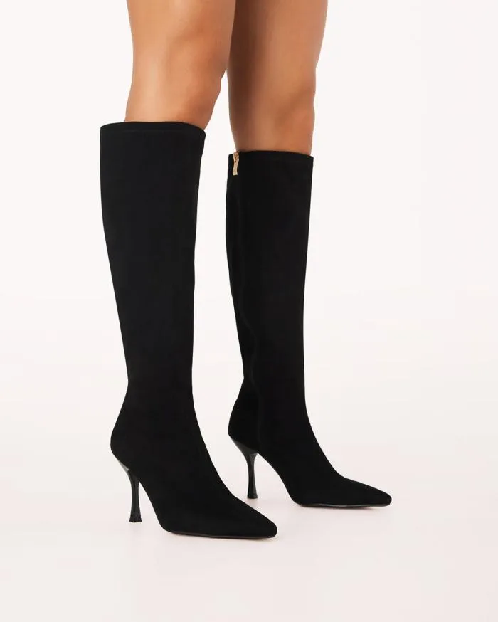 Boots Billini Knee High Boots GOMEZ BLACK SUEDE