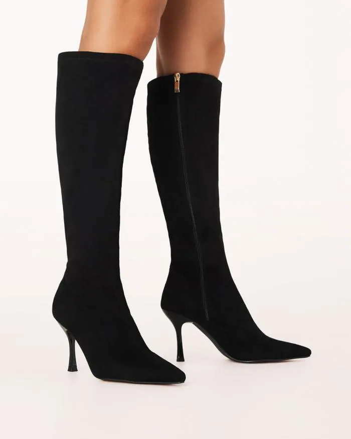 Boots Billini Knee High Boots GOMEZ BLACK SUEDE