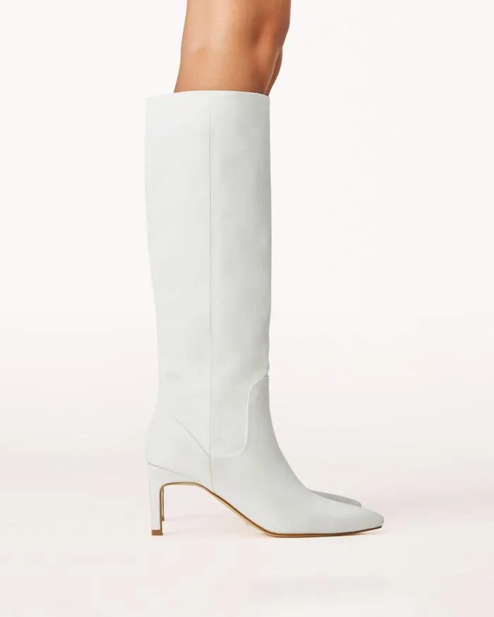 Boots Billini Knee High Boots HUDA LIGHT GREY SUEDE