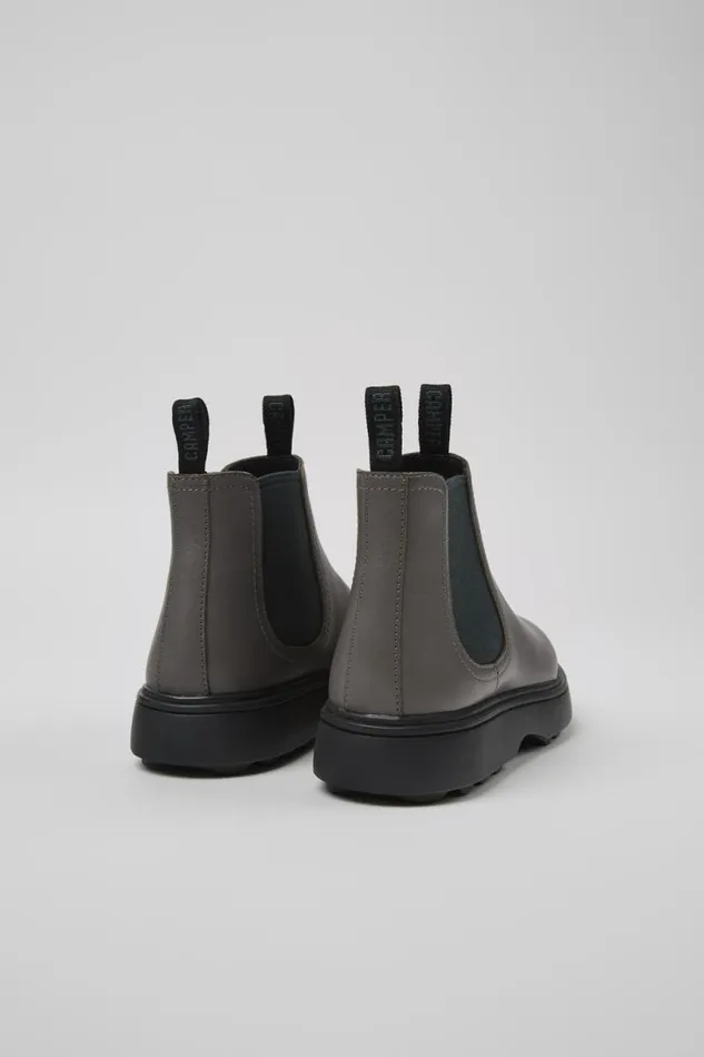 Boots Kids Camper Norte Grey Leather Boots