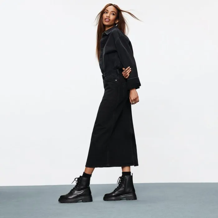 Boots Women ALDO Marthia Combat Ankle Boot 8211 Black
