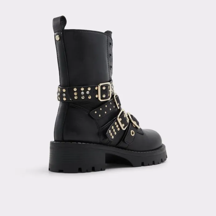 Boots Women ALDO Vortexia Combat Ankle Boot 8211 Black