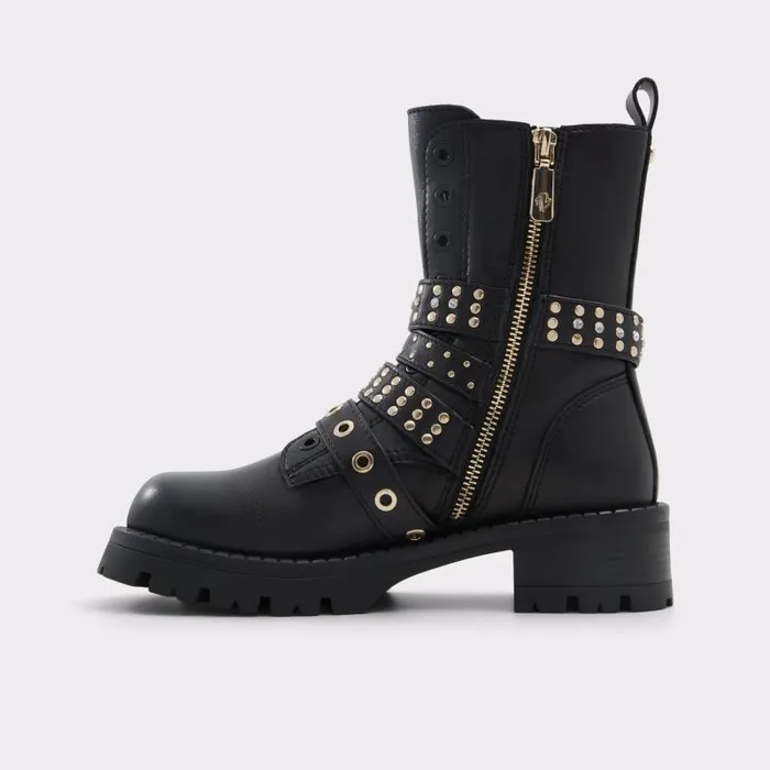 Boots Women ALDO Vortexia Combat Ankle Boot 8211 Black