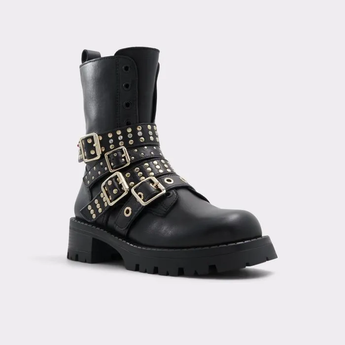 Boots Women ALDO Vortexia Combat Ankle Boot 8211 Black