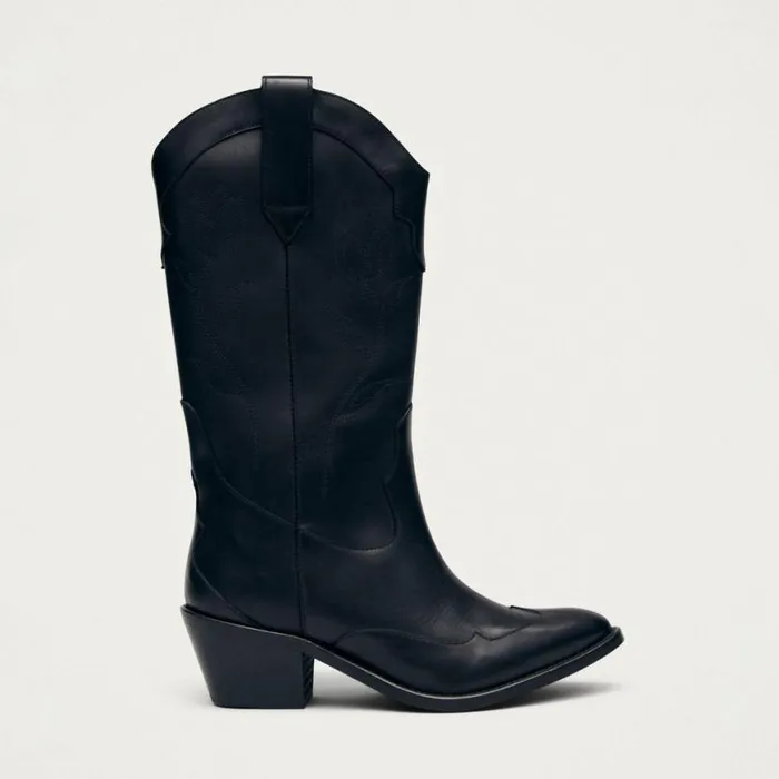 Boots Women ALOHAS Liberty Black Leather Boots