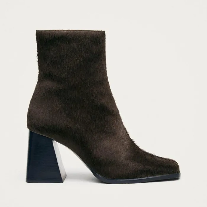 Boots Women ALOHAS South Soft Brown Leather Ankle Boots