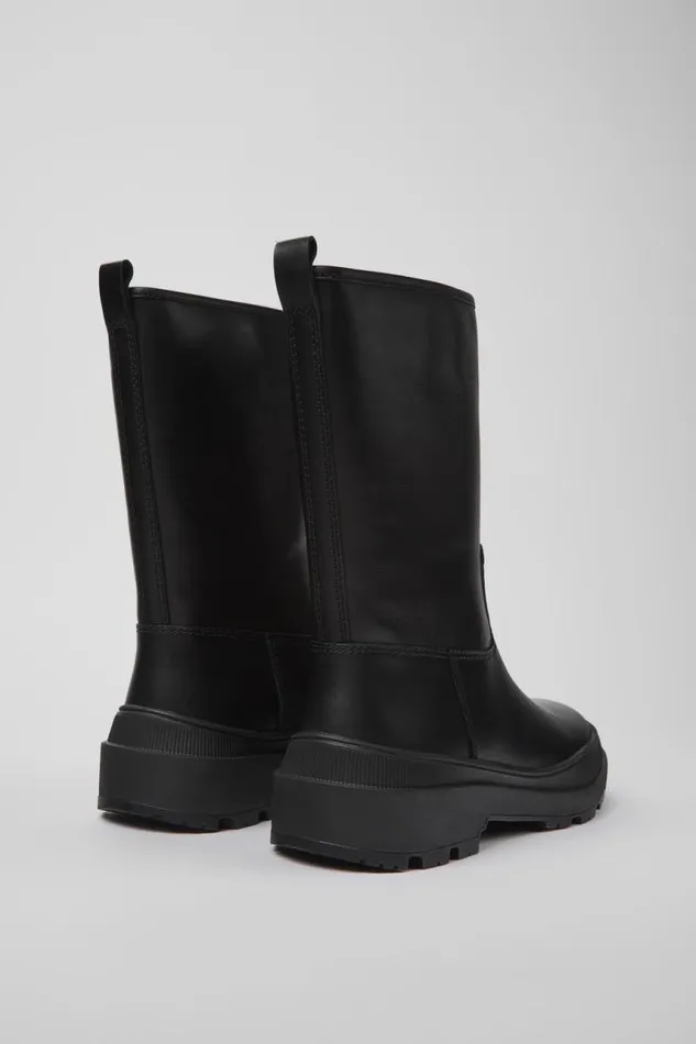 Boots Women Camper Brutus Trek MICHELIN Black Leather Boots