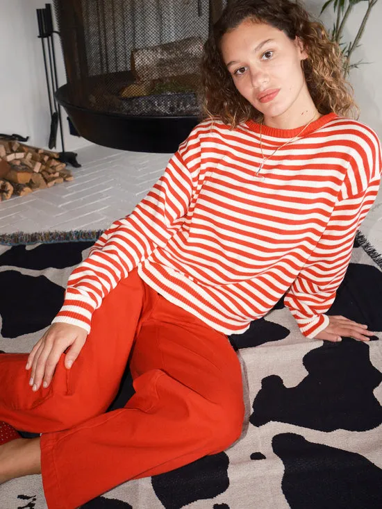 Bottoms Arc Pants Crayon Red Lisa Says Gah Women