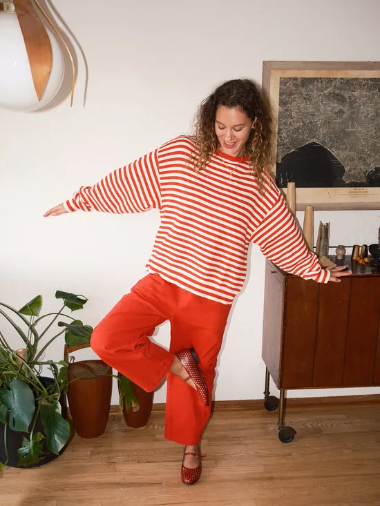 Bottoms Arc Pants Crayon Red Lisa Says Gah Women